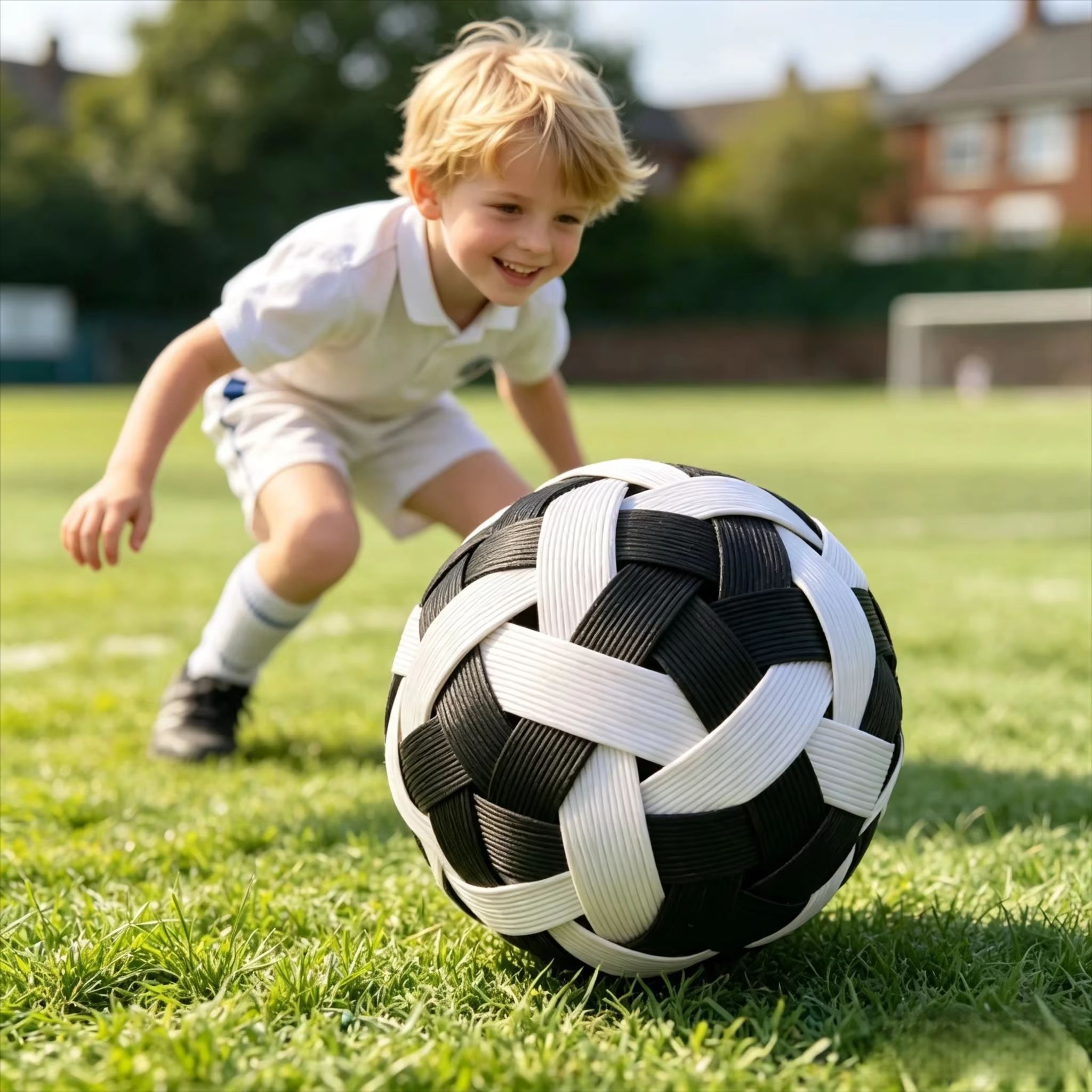 Play Kids Outdoor - Bola Sepak Takraw Rotan Anyaman Tangan