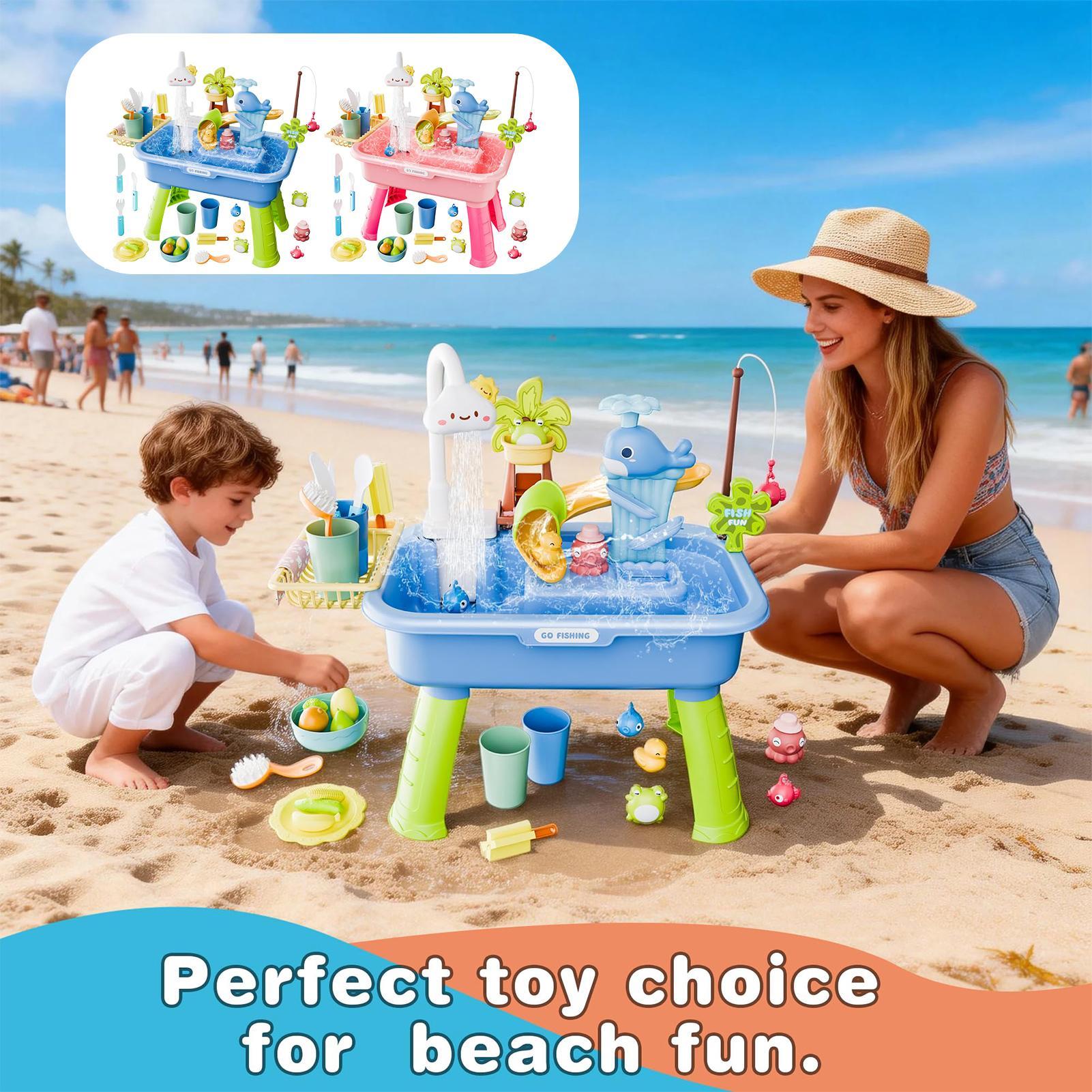 Kids Outdoor Water Table - Mainan Dapur Anak-anak Elektrik, Permainan Air