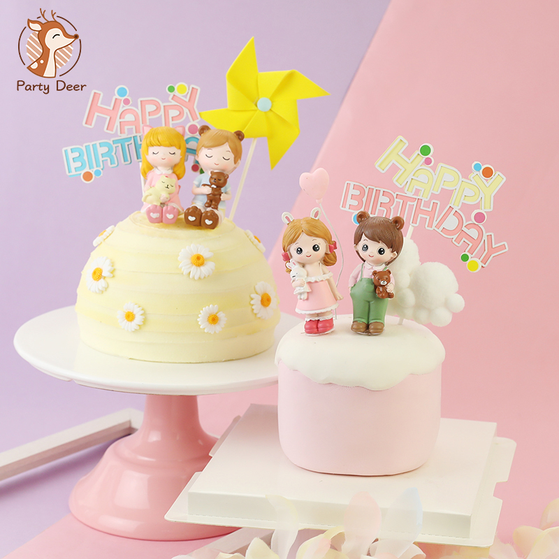 Kids Outdoor Merry Go Round - Resin Kelinci Beruang anak gadis Putri