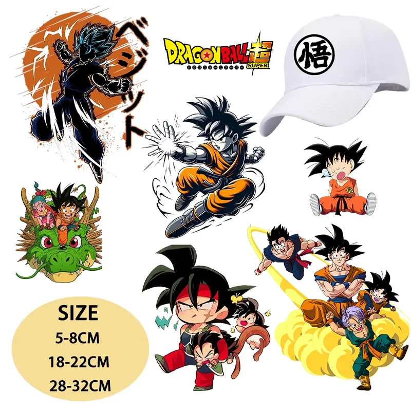 Tee Ball Set - Stiker Transfer Panas Dragon Ball untuk