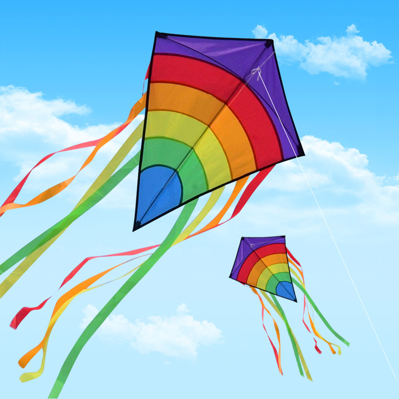Kite Easy Fly Kids - Layang-layang Satu Garis dengan Ekor Panjang