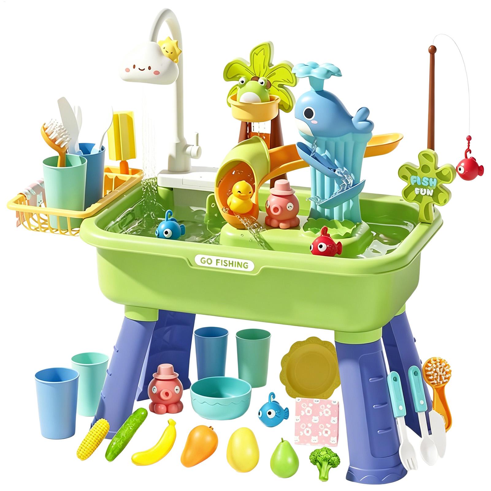 Kids Outdoor Water Table - Meja Air Anak dengan Pompa, Meja