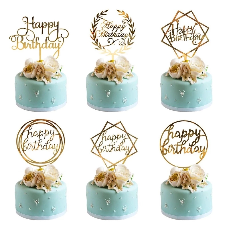 Kids Outdoor Merry Go Round - 6 Buah/Lot Hiasan Atas Kue Arkrilik