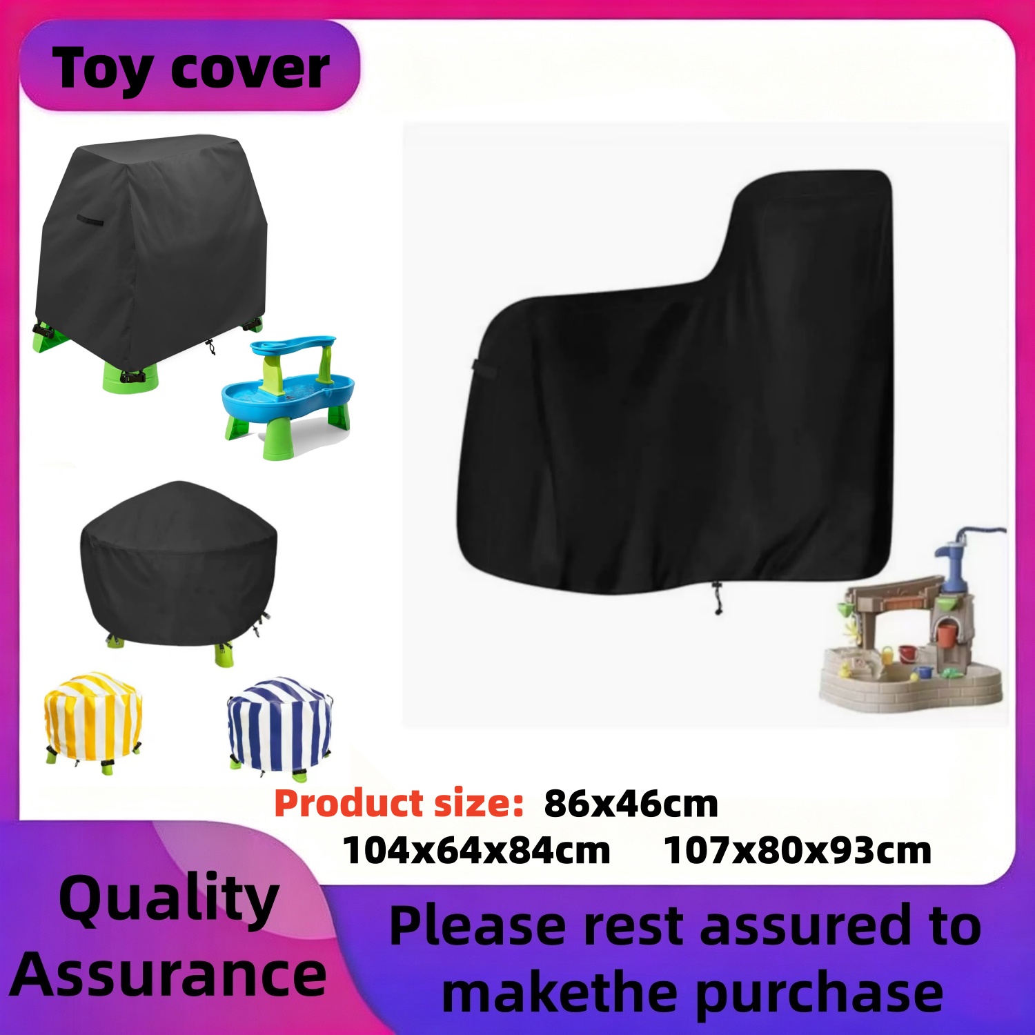 Kids Outdoor Water Table - Penutup Meja Air Anak-anak Cocok untuk