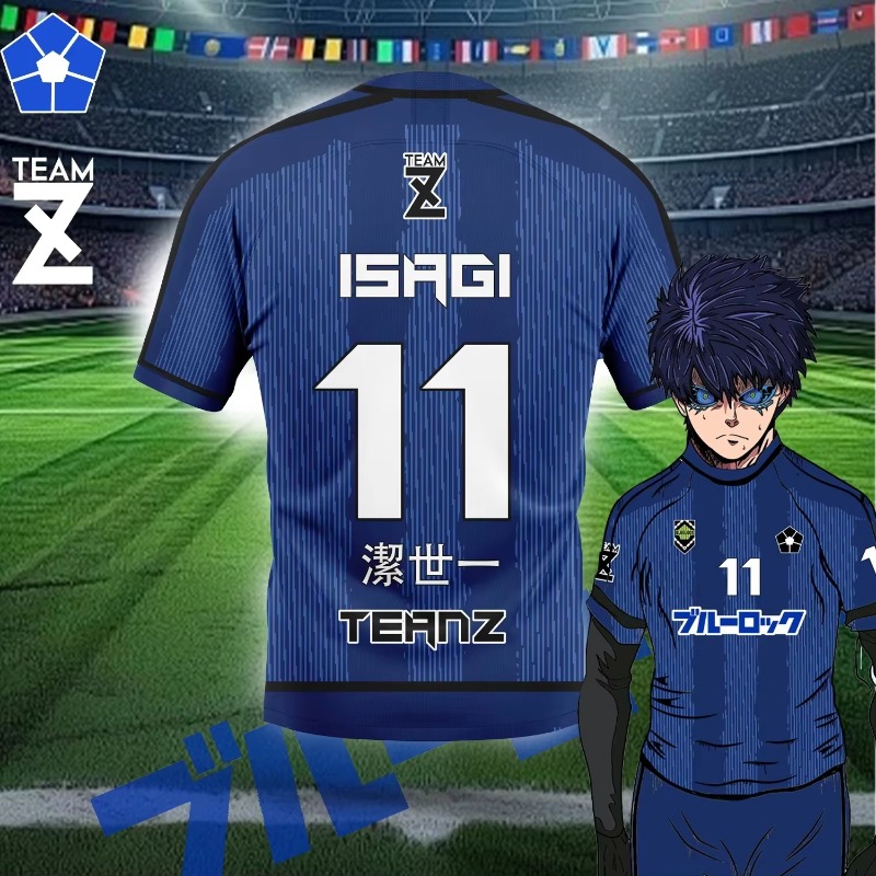 Tee Ball Set - Kaos Klub TEAM-Z Blue Lock Musim