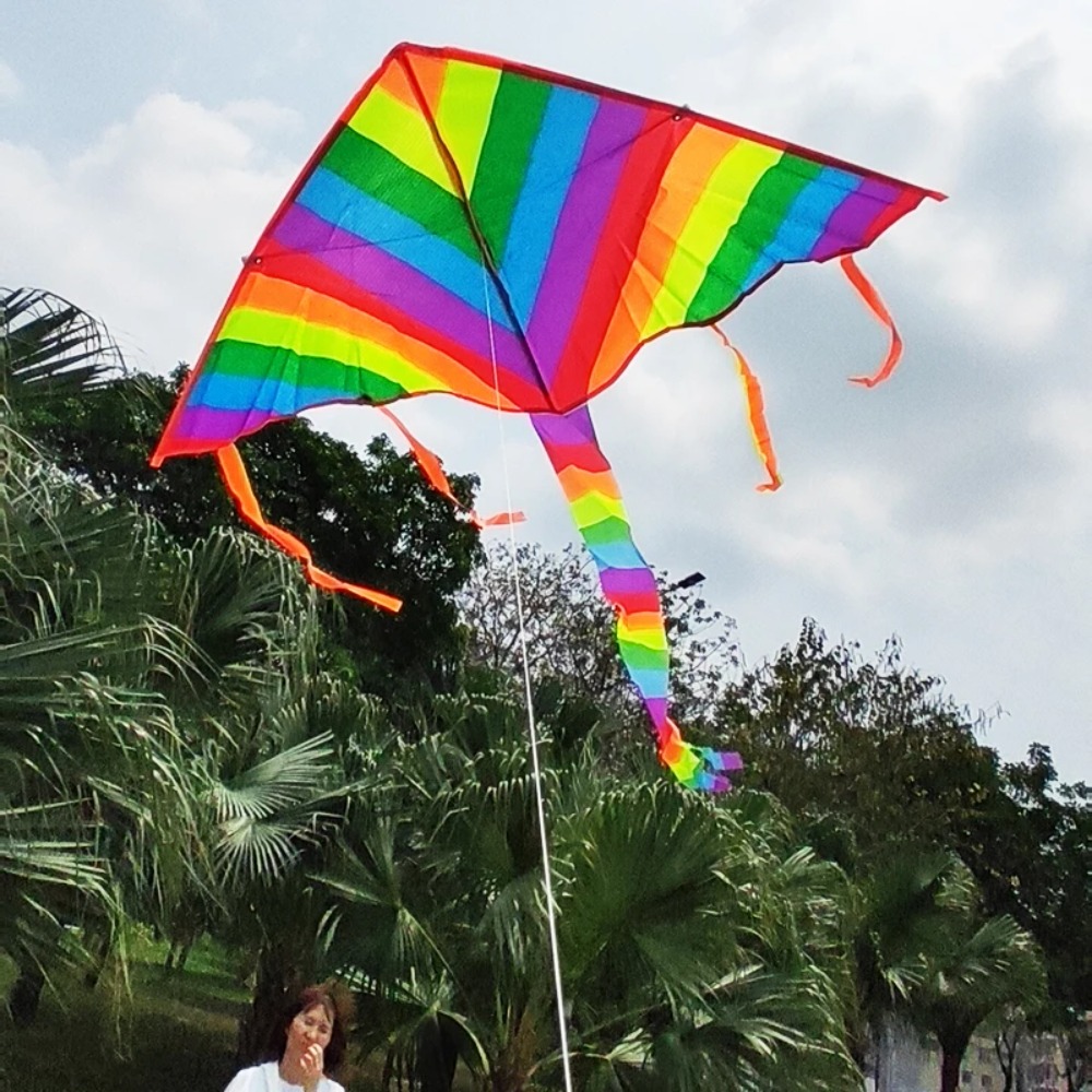 Kite Easy Fly Kids - Desain Baru Layang-layang Pelangi Mode Ekor