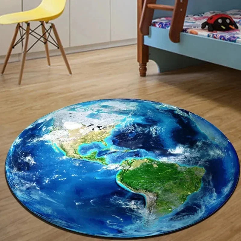 Kids Outdoor Mat Waterproof - Karpet Bulat Realistis 3D VIKAMA, Motif