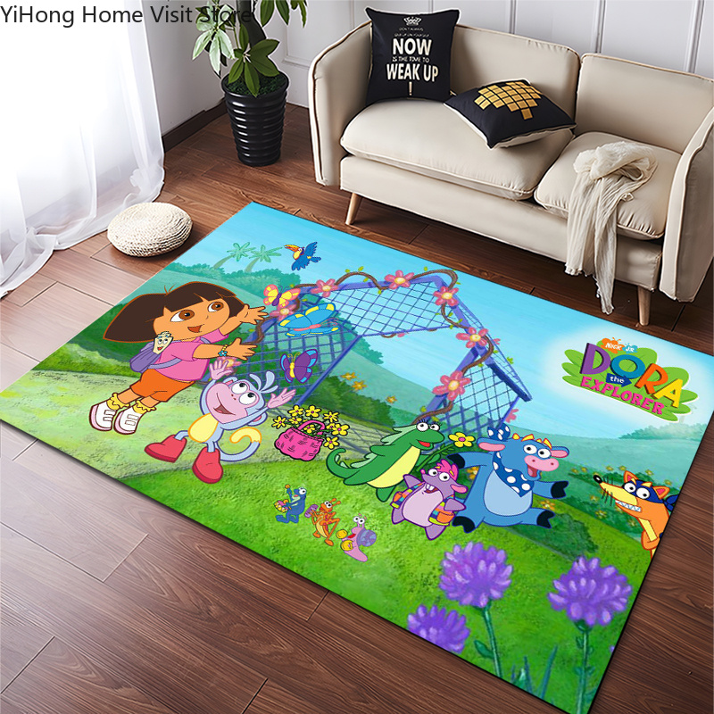 Kids Outdoor Table And Chairs - Karpet Area Penjelajah Anime Klasik D-Dora