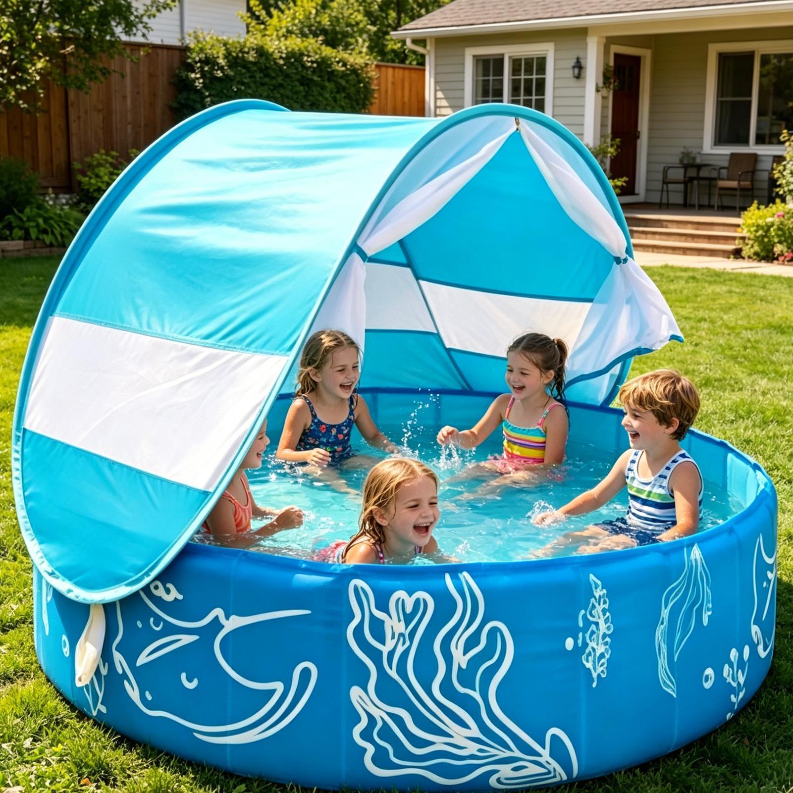 Kids Outdoor Activity Centre - Kolam Renang Anak dengan Kanopi 120X30Cm