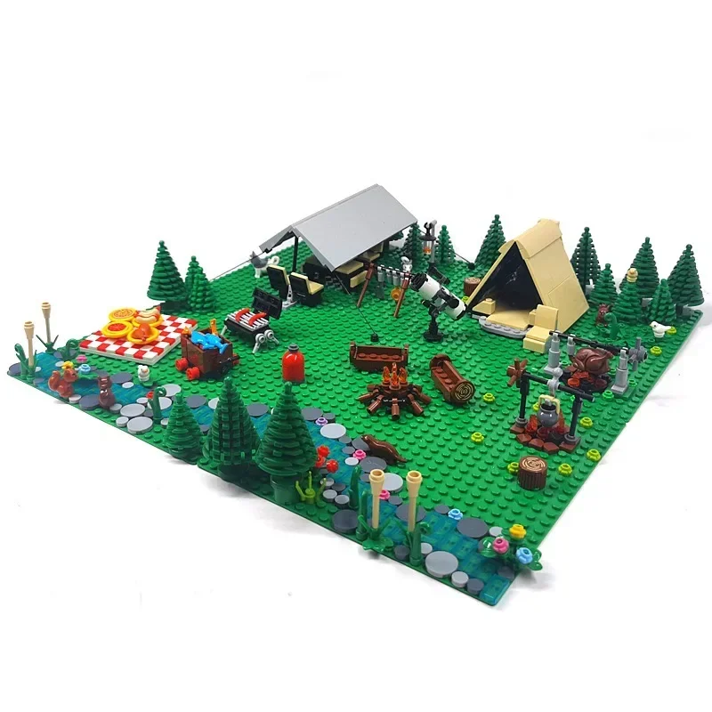 Kids Outdoor Table And Chairs - MOC Berkemah Di Luar Ruangan dan