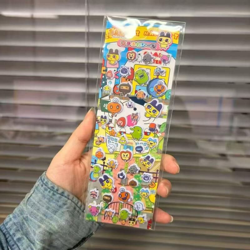 Bandai Model Tamagotchi - 6 Buah Stiker Gelembung Kartun Tamagotchi