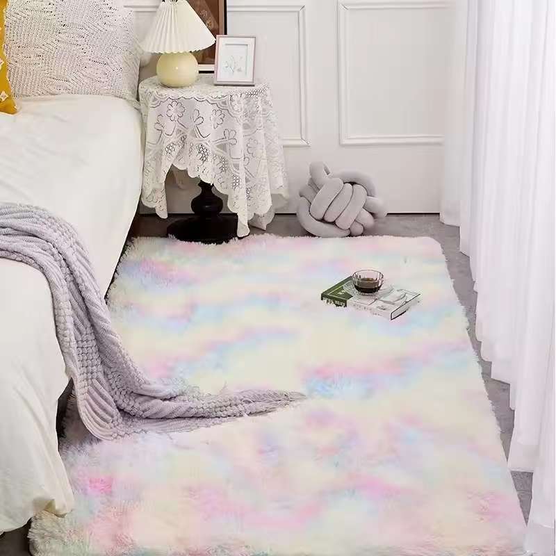 Kids Outdoor Mat Waterproof - Karpet Bulu Halus VIKAMA Motif Tie-dye