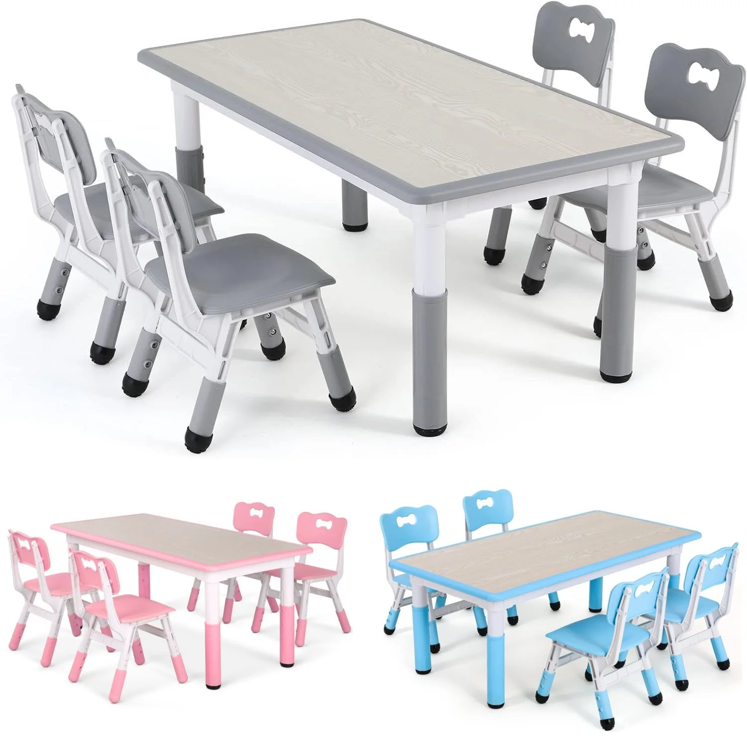 Kids Outdoor Table And Chairs - Meja Anak dan 4 Kursi Set