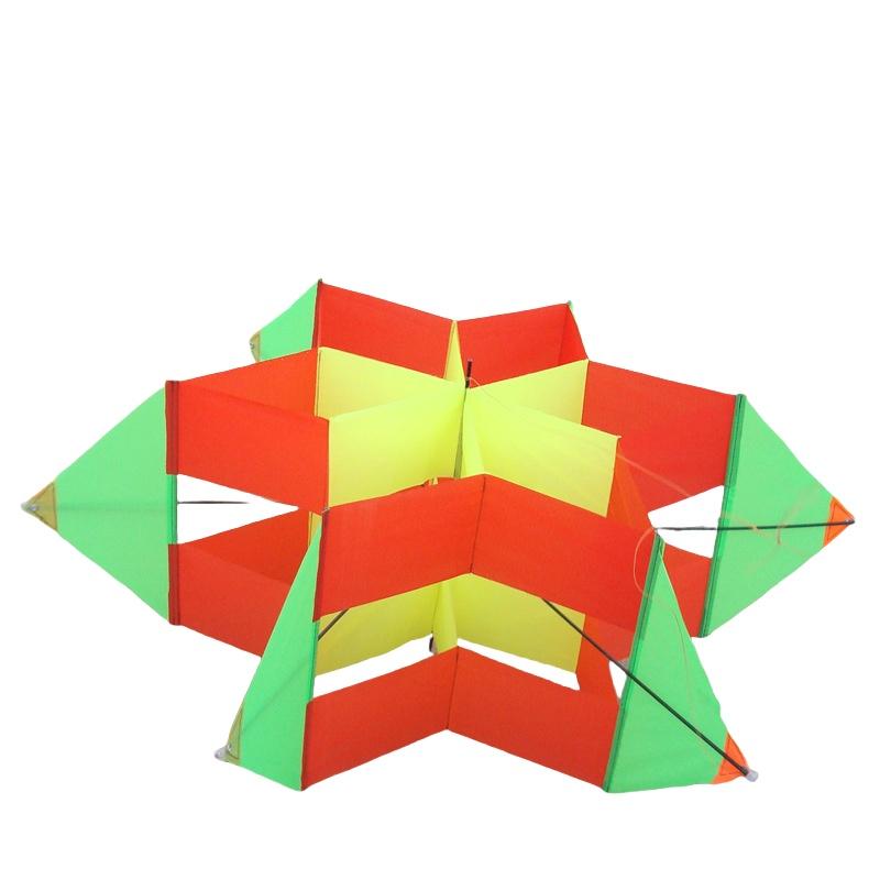 Kite Easy Fly Kids - Layang-layang Gaya Bunga Plum 3D Ramah