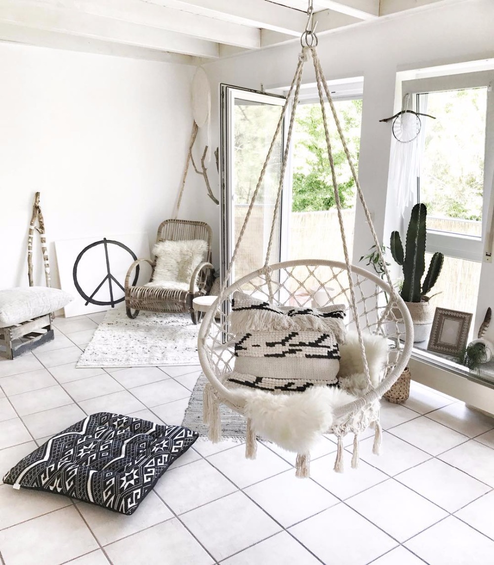 Kids Outdoor Hammock Chair - 2025 Tempat Tidur Gantung Gantung Bulat