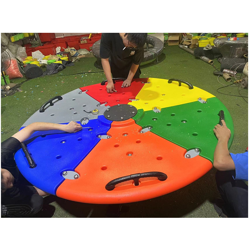 Kualitas Tinggi Mini Carousel  - Kids Outdoor Merry Go Round ulasan dan harga
