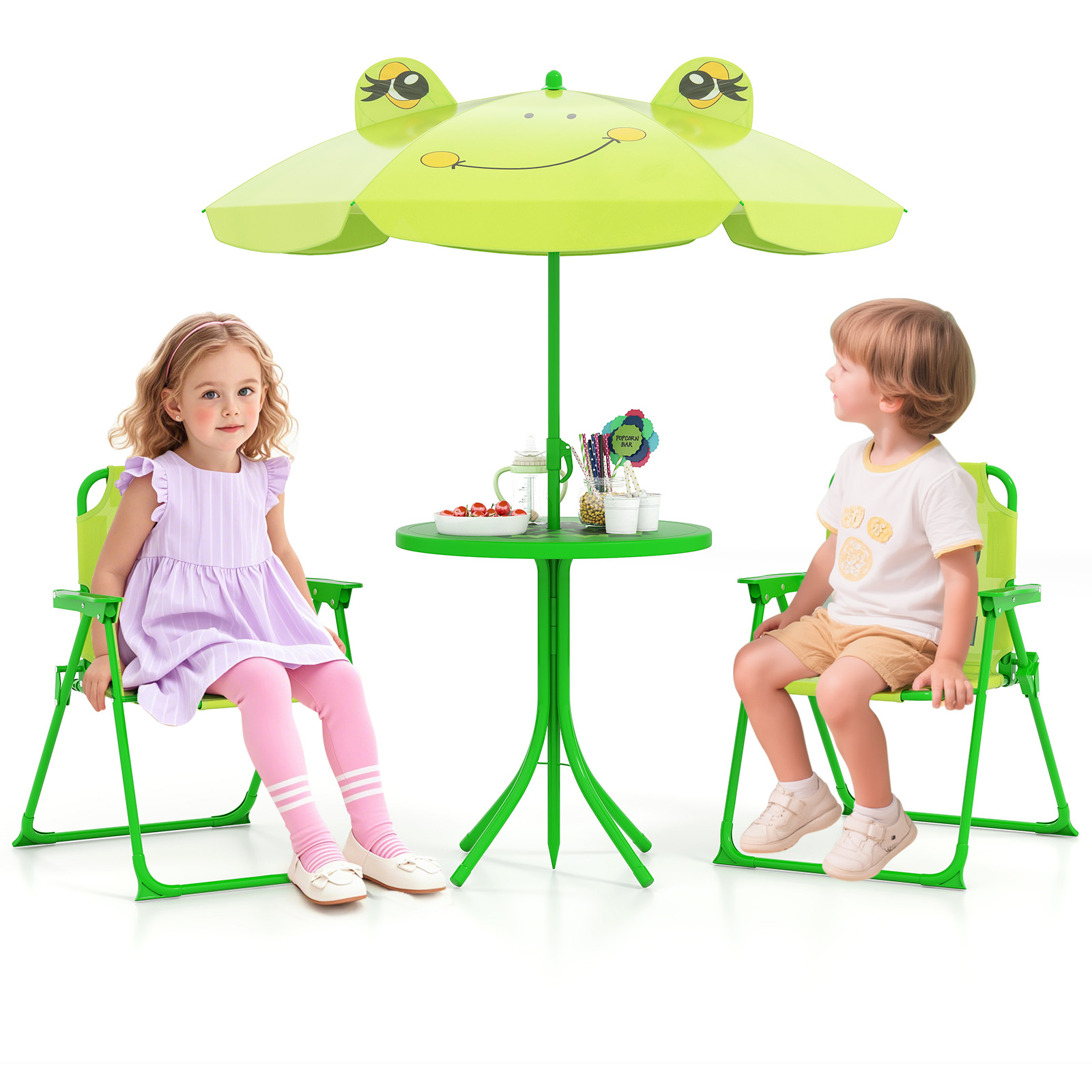 Set Meja & Kursi Piknik Anak d - Kids Outdoor Table And Chairs ulasan dan harga