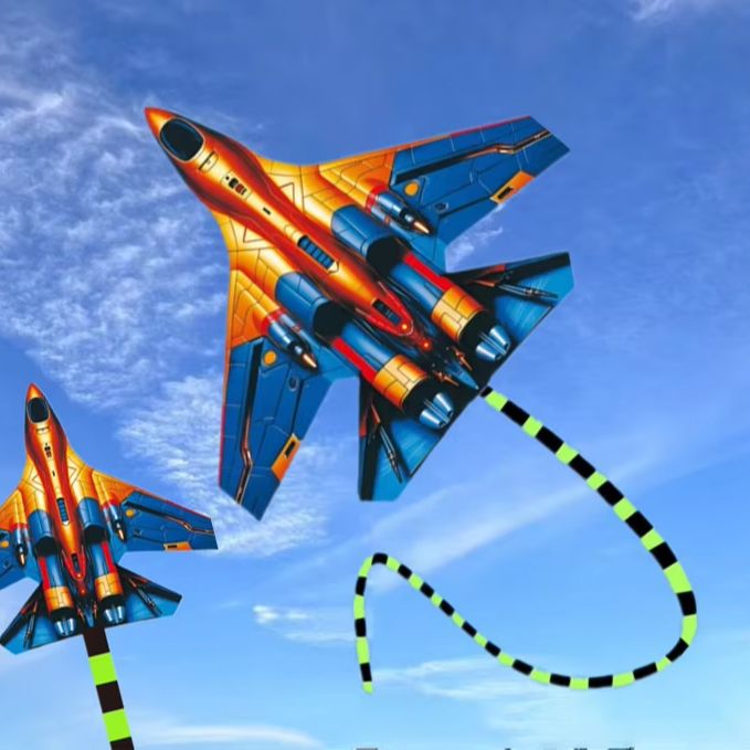 Layang-layang Pesawat Tempur H - Kite Easy Fly Kids ulasan dan harga