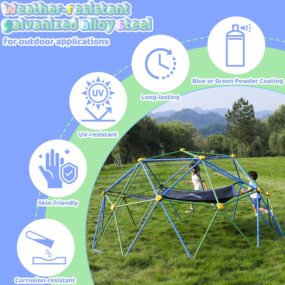 Kubah Geometris Luar Ruangan u - Kids Outdoor Dome Climber ulasan dan harga