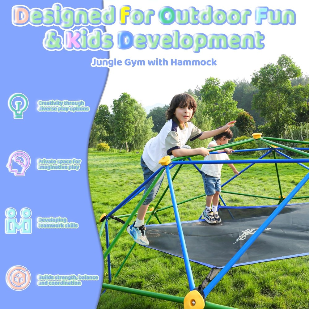Kubah Geometris Luar Ruangan u - Kids Outdoor Dome Climber ulasan dan harga