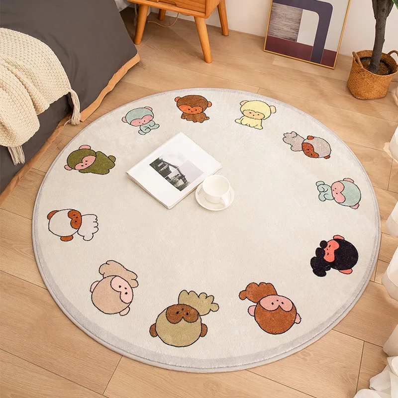 Karpet Bundar Hewan Lucu Kartu - Kids Outdoor Table And Chairs ulasan dan harga