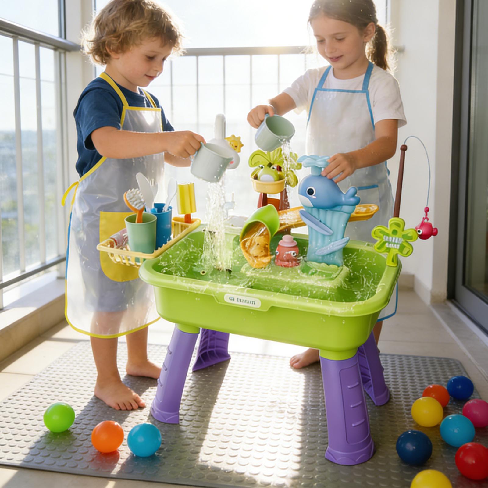 Mainan Dapur Anak-anak Elektri - Kids Outdoor Water Table ulasan dan harga