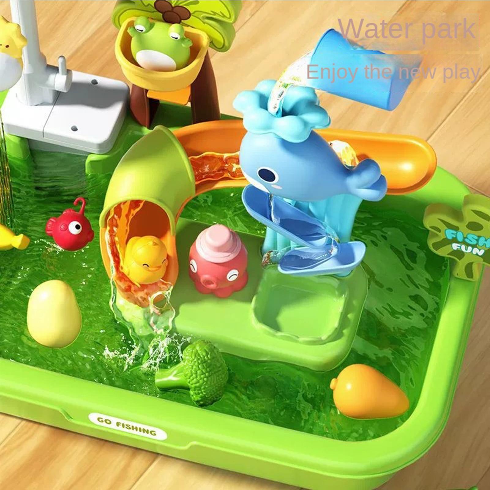 Mainan Dapur Anak-anak Elektri - Kids Outdoor Water Table ulasan dan harga