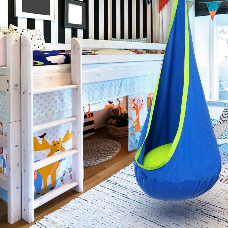 Kursi Ayunan Gantung Anak deng - Kids Outdoor Hammock Chair ulasan dan harga