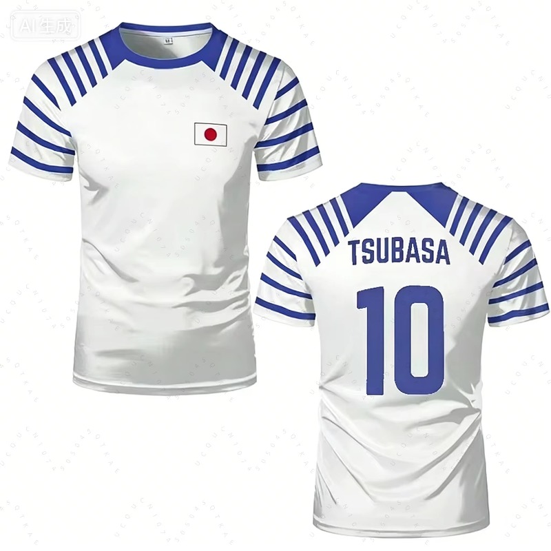 Kaus Pria Wanita Anime Captain - Tee Ball Set ulasan dan harga