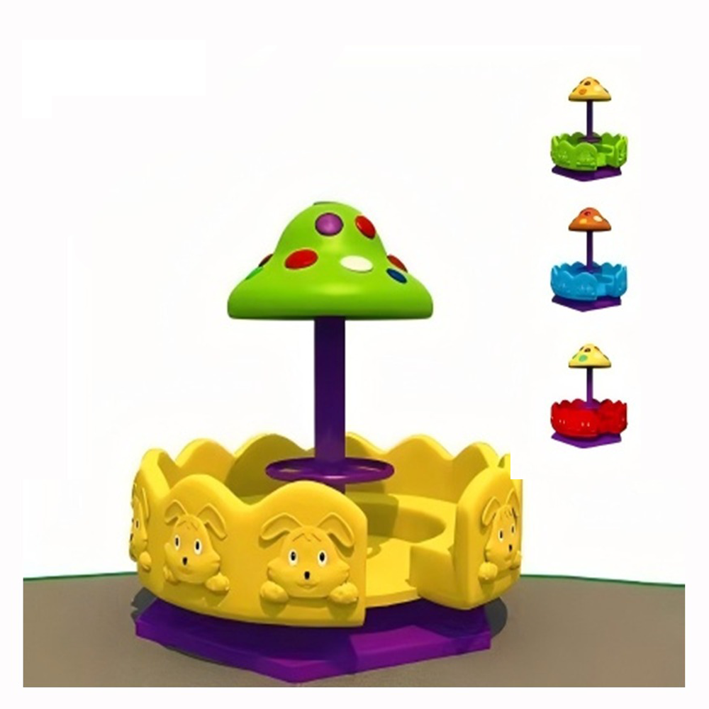 Kursi Putar Plastik Gaya Lucu  - Kids Outdoor Merry Go Round ulasan dan harga