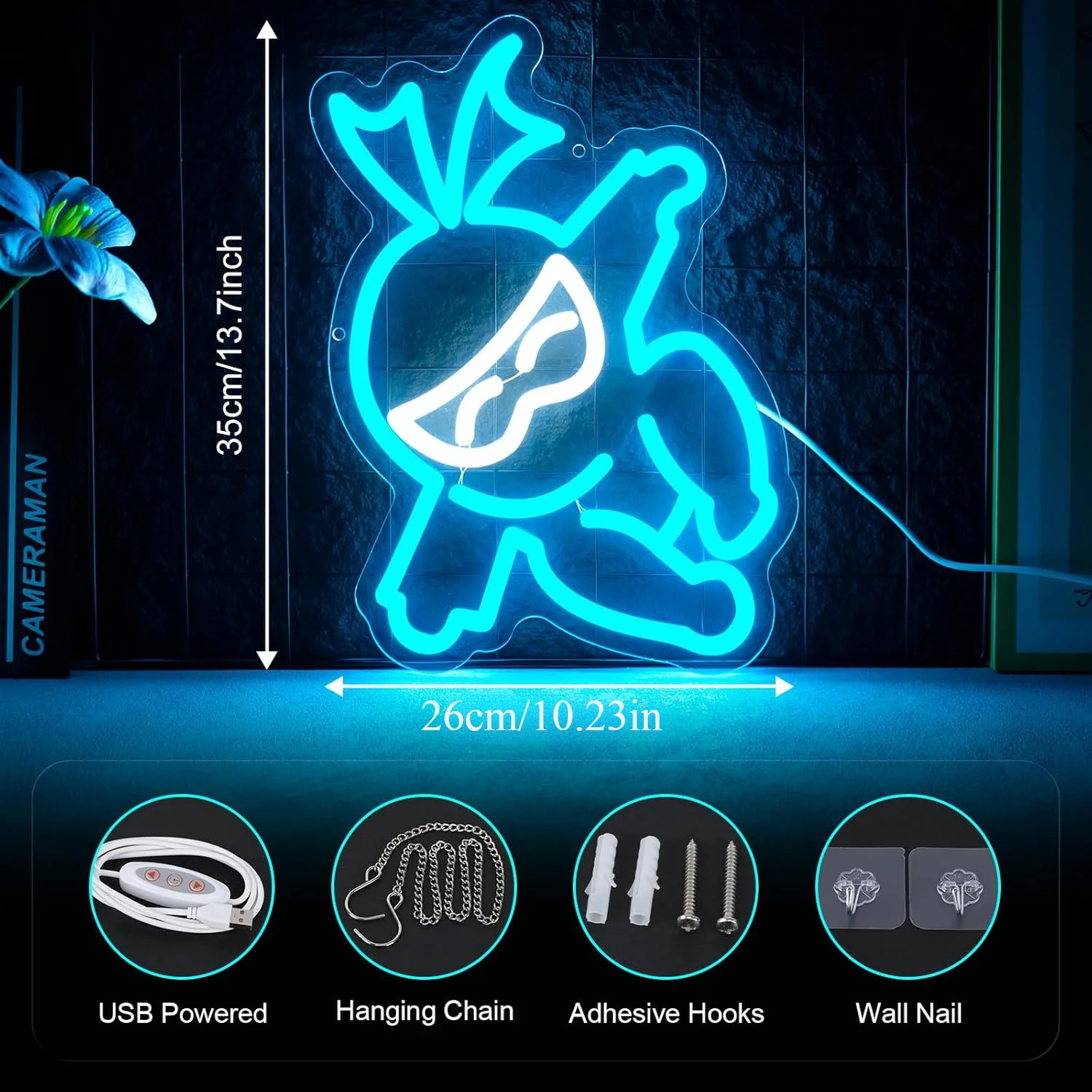 Lampu Neon LED Ninja untuk Kam - Kids Outdoor Ninja ulasan dan harga