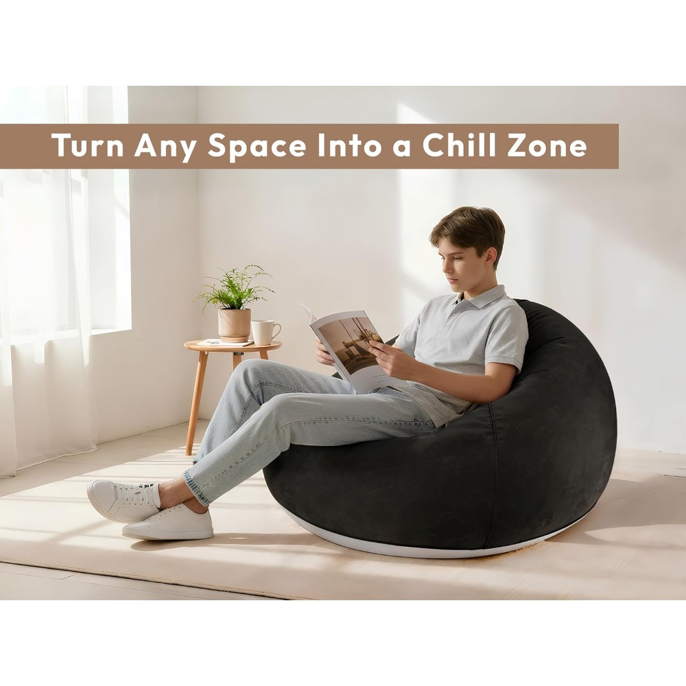 Kursi Bean Bag Tiup dengan Pom - Kids Outdoor Bean Bag Chair ulasan dan harga