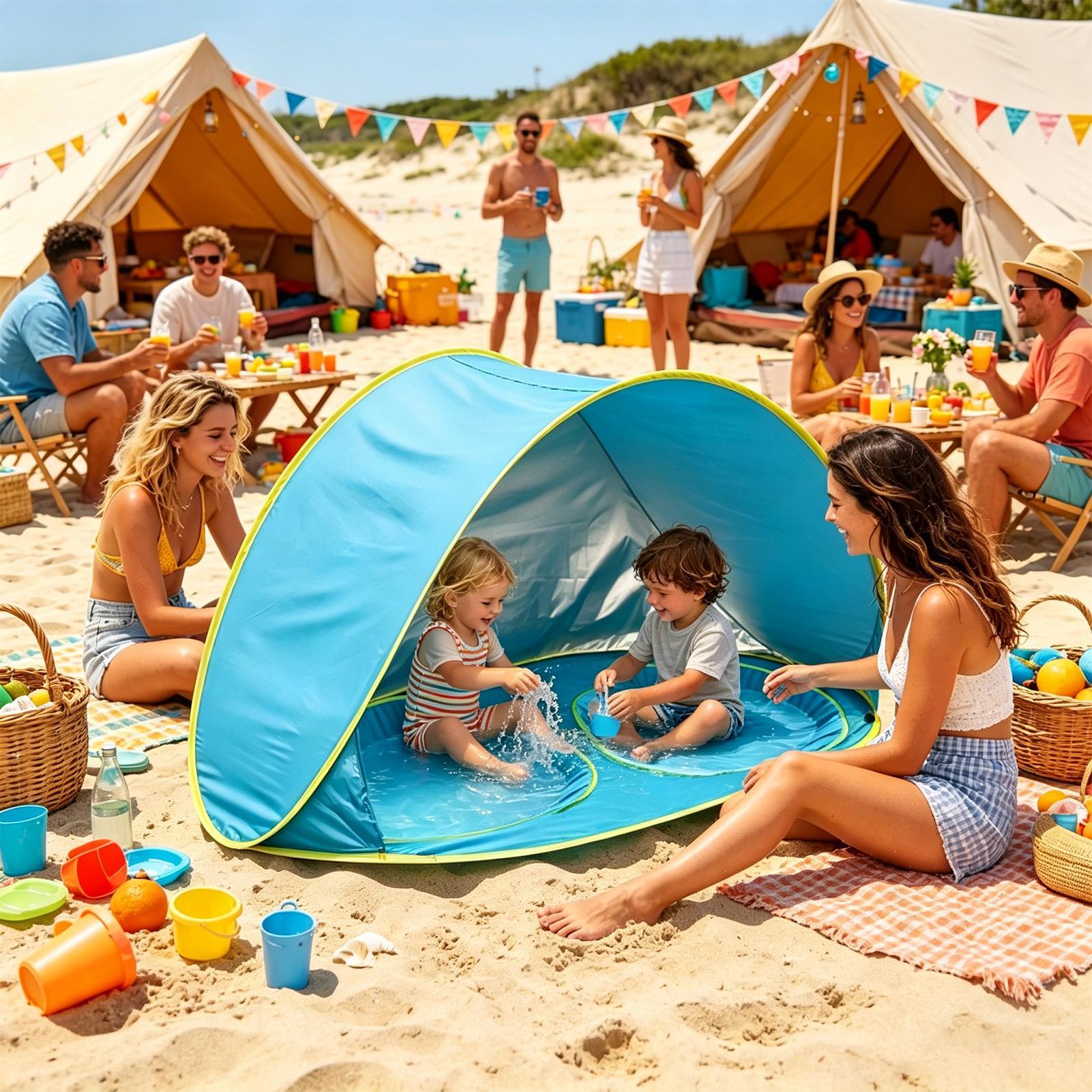 Tenda Pantai Anak Perlindungan - Kids Outdoor Activity Centre ulasan dan harga