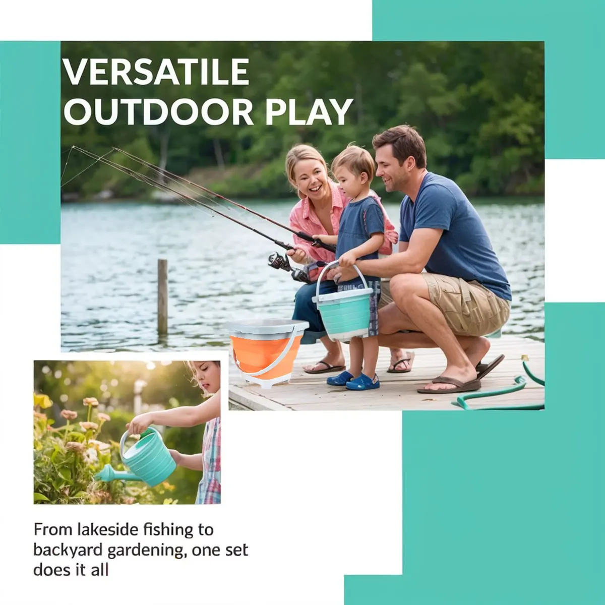 Mainan Ember Pasir Lipat Berbe - Kids Outdoor Activity Centre ulasan dan harga