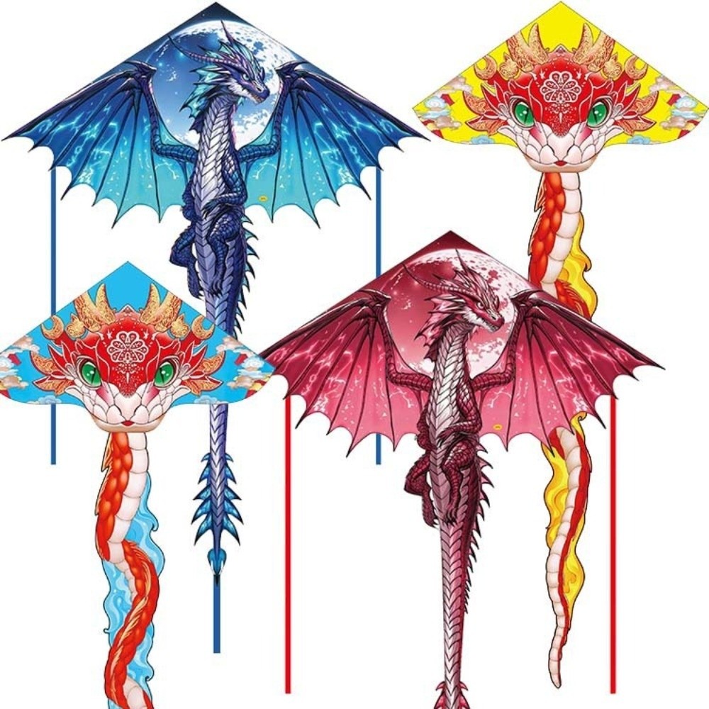 Layang-layang Naga Biru Air Sn - Kite Easy Fly Kids ulasan dan harga