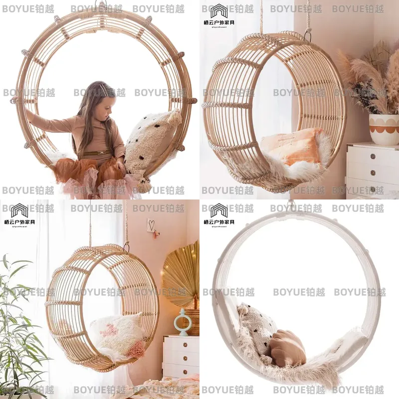 Kursi Goyang Rotan Luar Ruanga - Kids Outdoor Hammock Chair ulasan dan harga