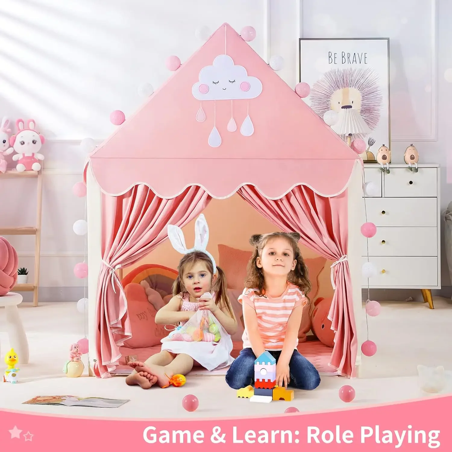 Tenda Bermain Anak-anak Rumah  - Kids Outdoor House Accessories ulasan dan harga