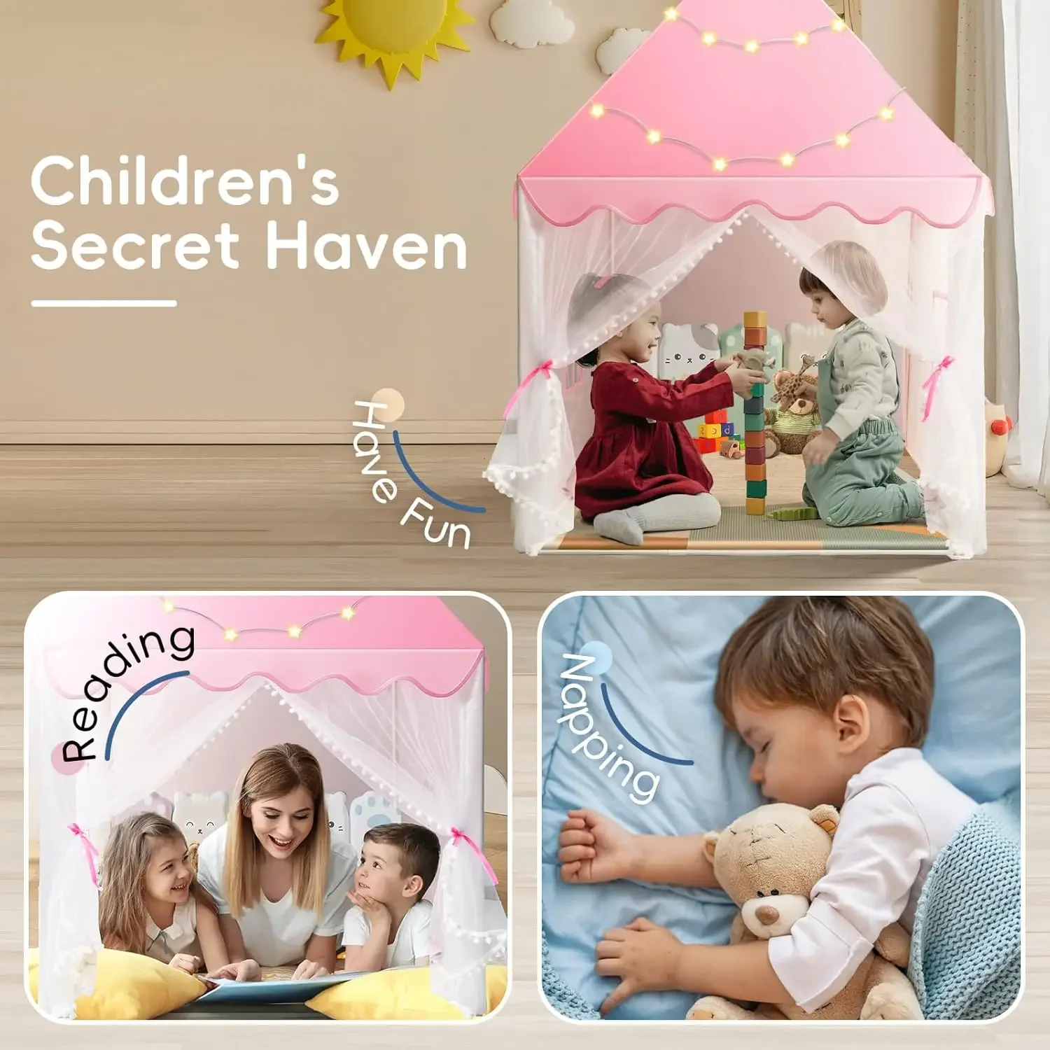 Tenda Bermain Anak-anak Rumah  - Kids Outdoor House Accessories ulasan dan harga