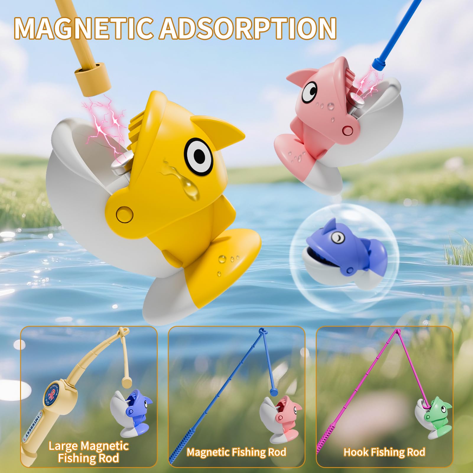 Permainan Memancing Magnetik 3 - Kids Outdoor Water Table ulasan dan harga