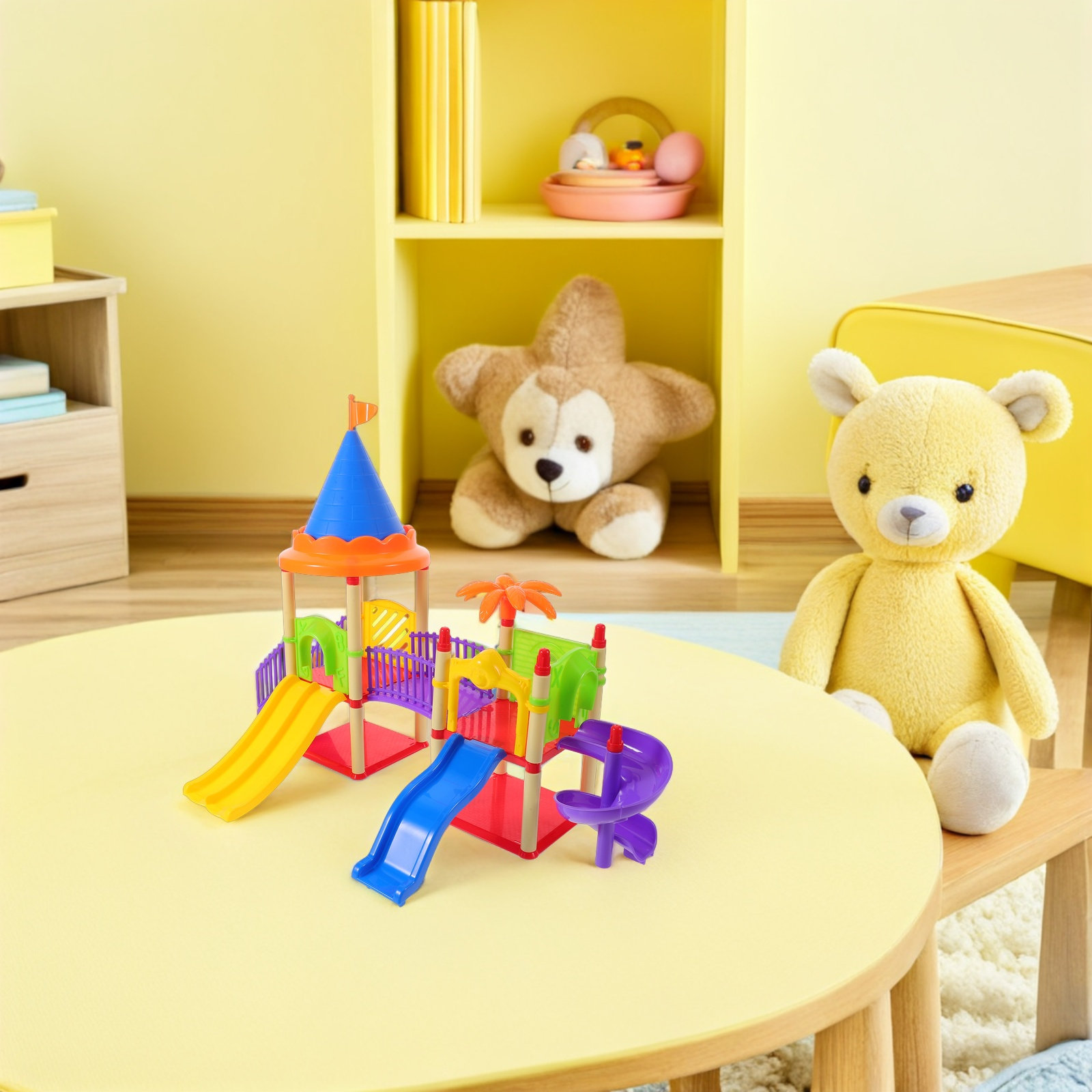 Rumah Mainan Mini Slide, Taman - Kids Outdoor House Accessories ulasan dan harga
