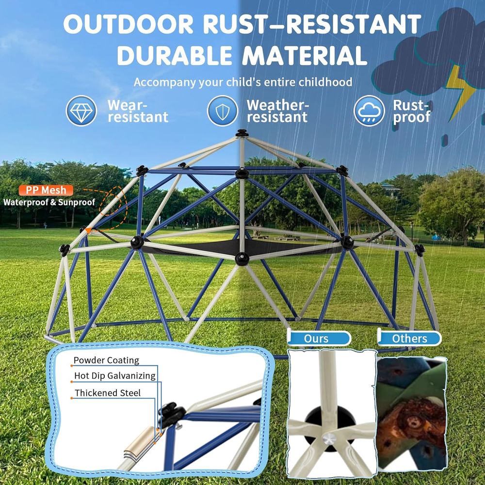 ClimDome, 10T Dome Climber den - Kids Outdoor Dome Climber ulasan dan harga