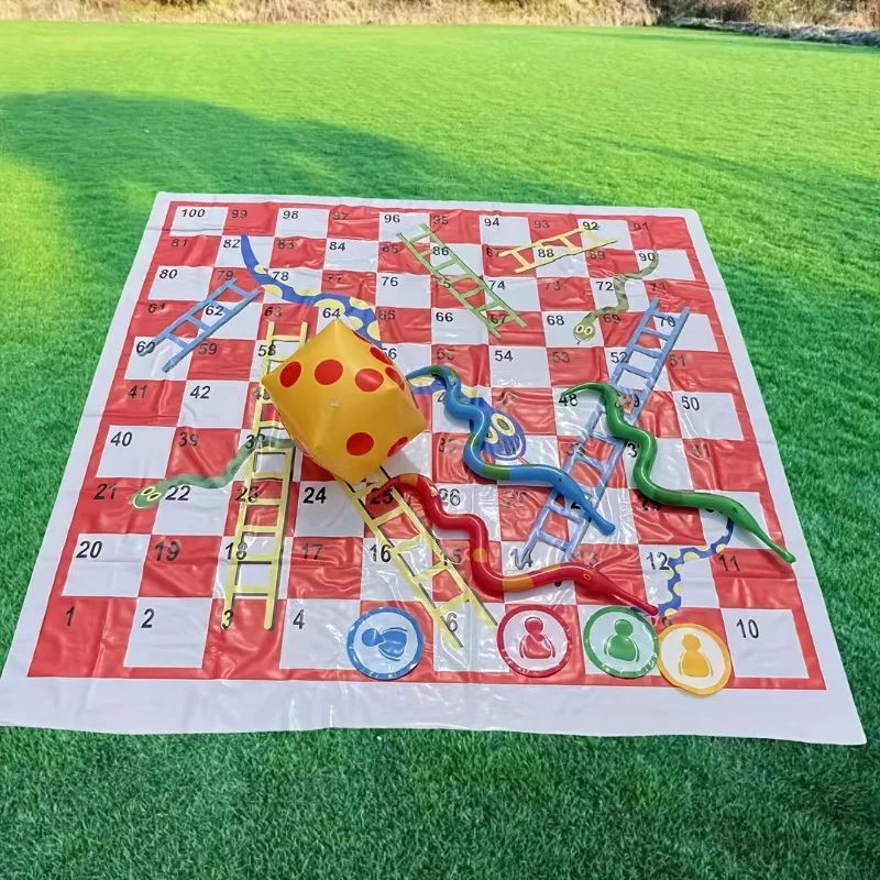 Alas Permainan Tangga Ular Tah - Kids Outdoor Mat Waterproof ulasan dan harga