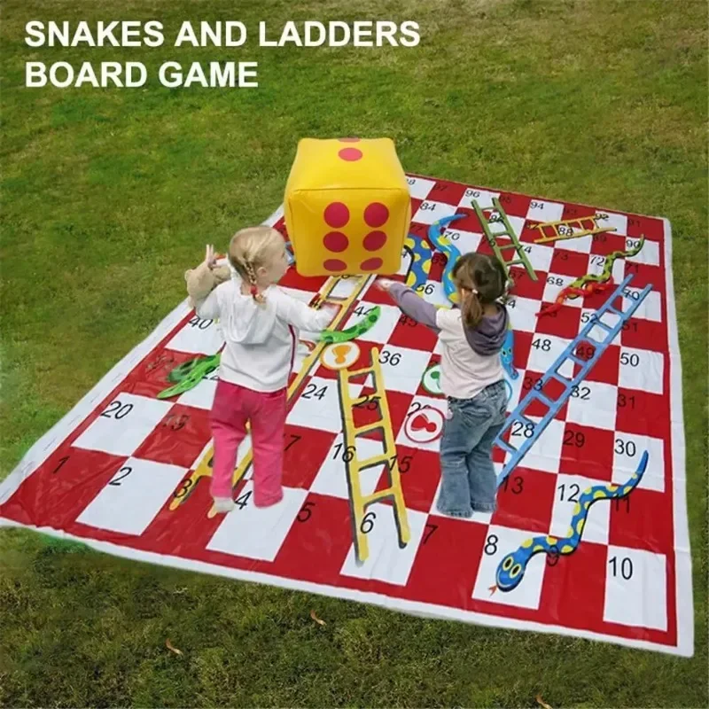 Alas Permainan Tangga Ular Tah - Kids Outdoor Mat Waterproof ulasan dan harga