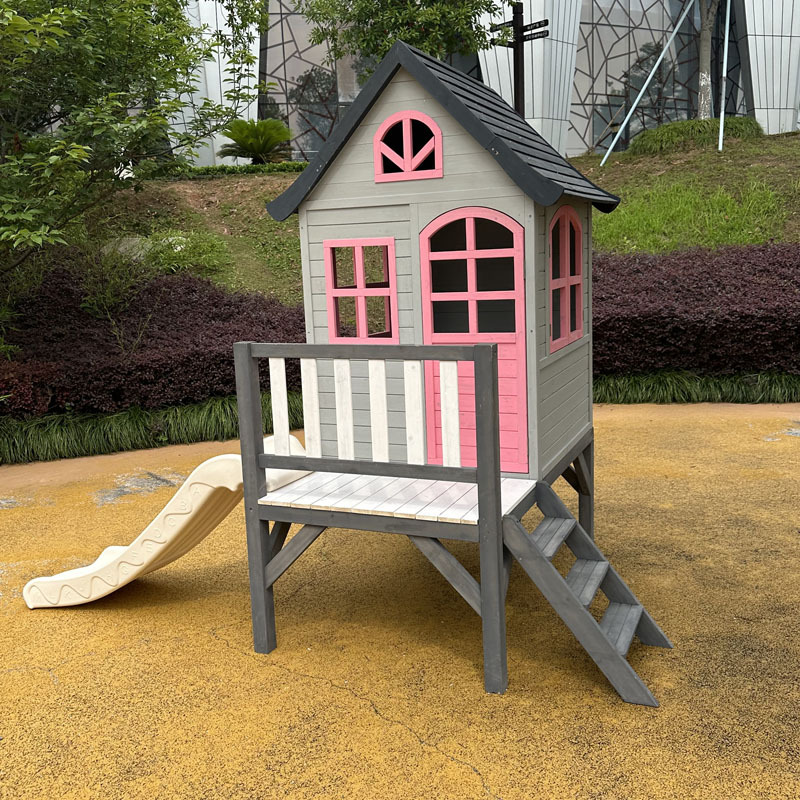 Rumah kayu anak-anak, pohon, k - Kids Outdoor Doll House ulasan dan harga