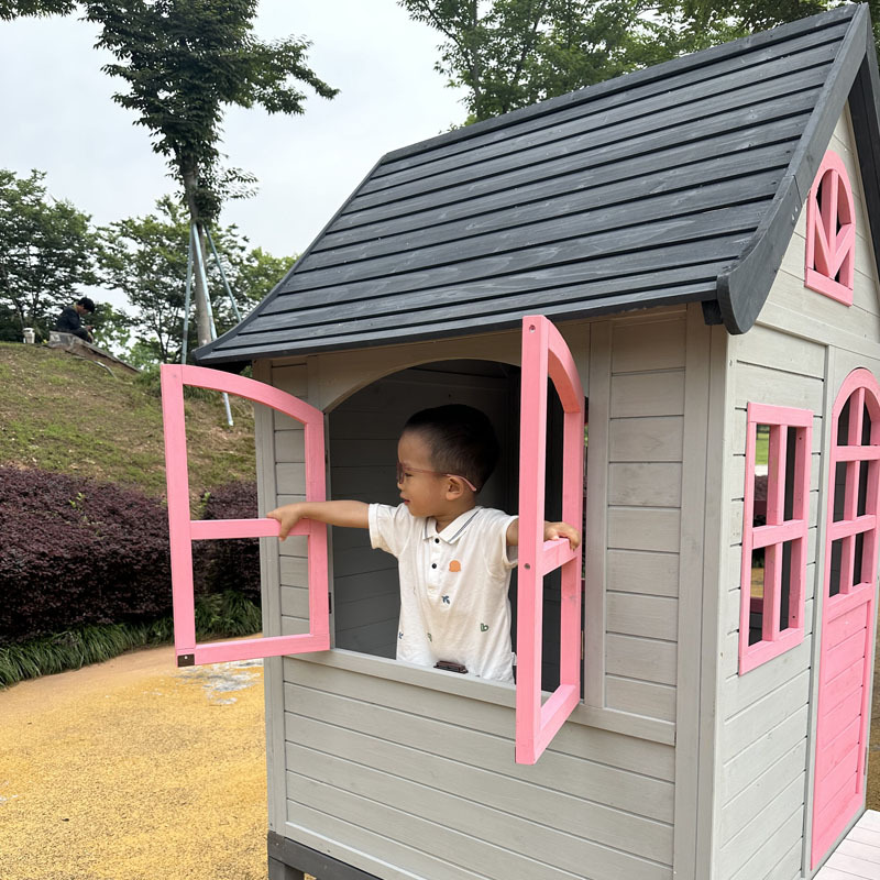 Rumah kayu anak-anak, pohon, k - Kids Outdoor Doll House ulasan dan harga