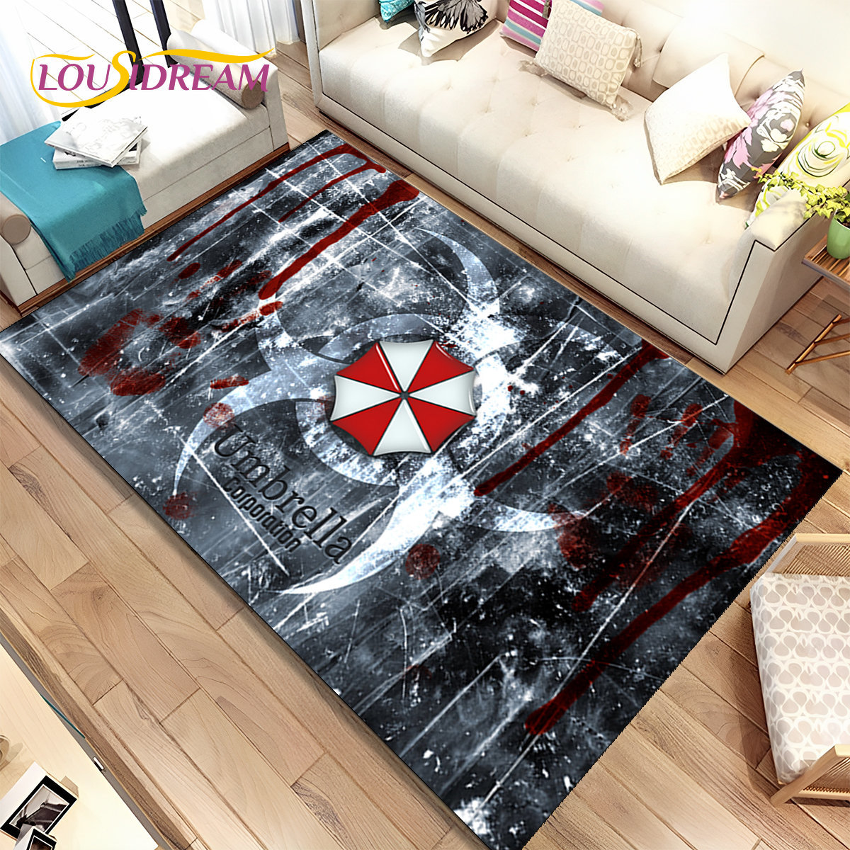 3D r-resident Evil Games Gamer - Kids Outdoor Mat Waterproof ulasan dan harga