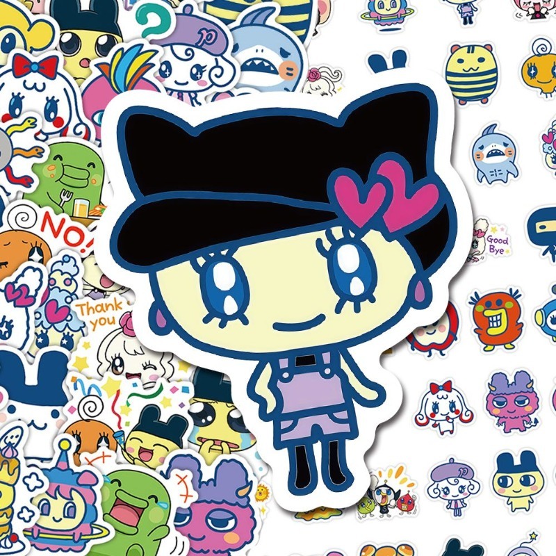 Stiker Grafiti Bandai Tamagotc - Bandai Model Tamagotchi ulasan dan harga
