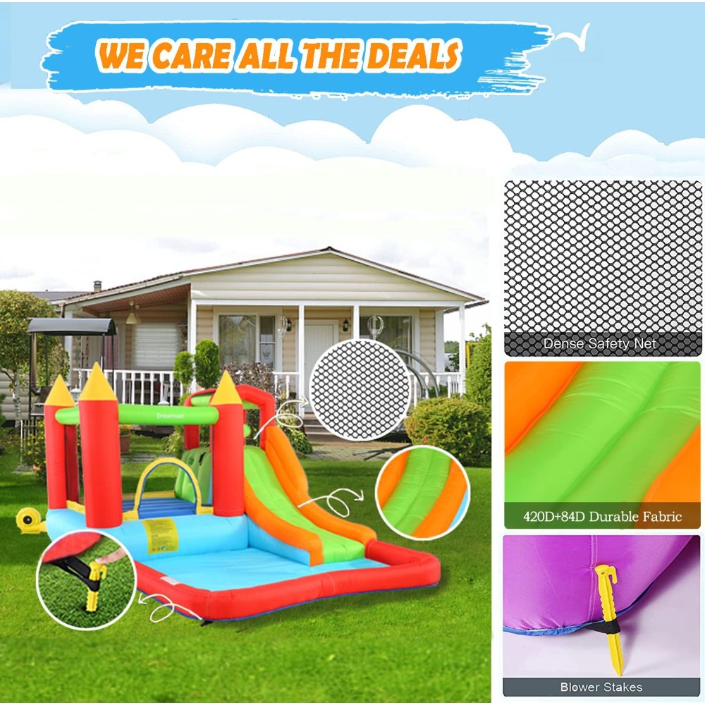Rumah Loncat Tiup Multifungsi  - Kids Outdoor Water Table ulasan dan harga