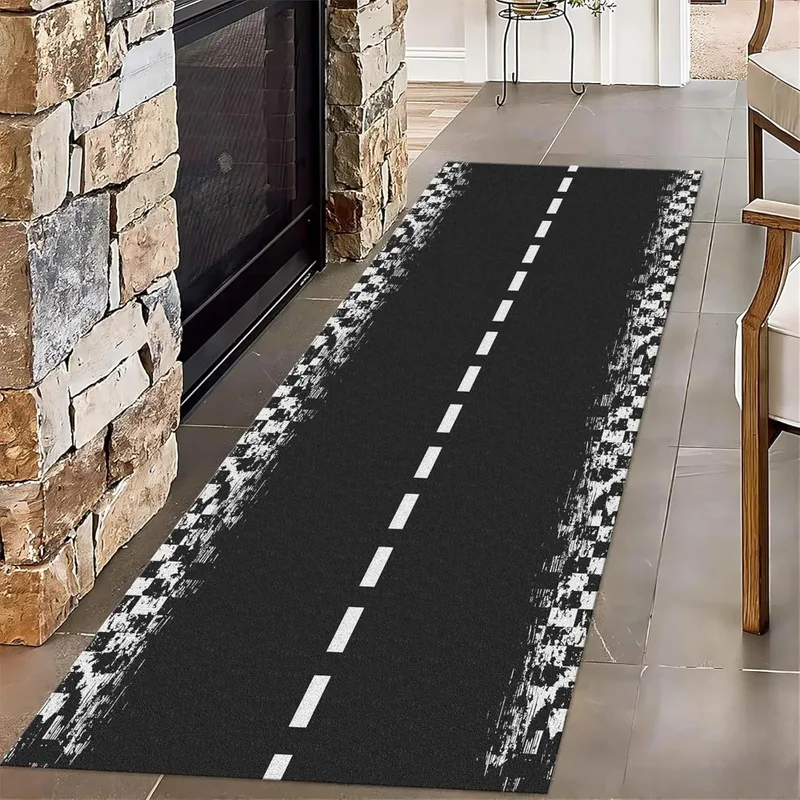 Karpet Pelari Motif Landasan P - Kids Outdoor Mat Waterproof ulasan dan harga