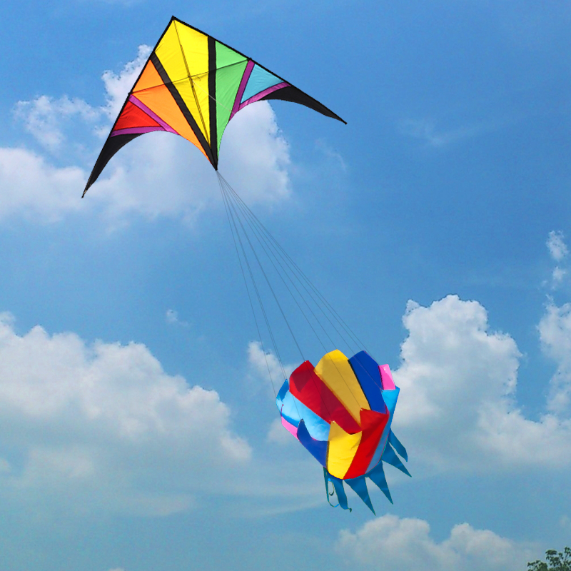 Layang-layang pelangi besar, l - Kite Easy Fly Kids ulasan dan harga